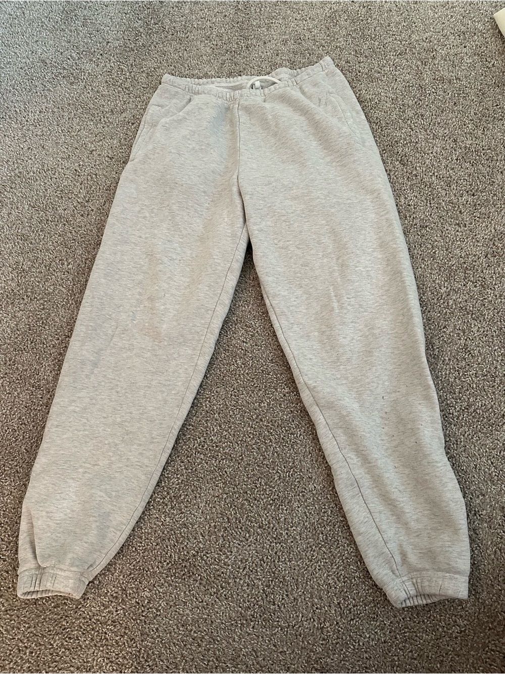 SKIMS light gray jogger sweatpants